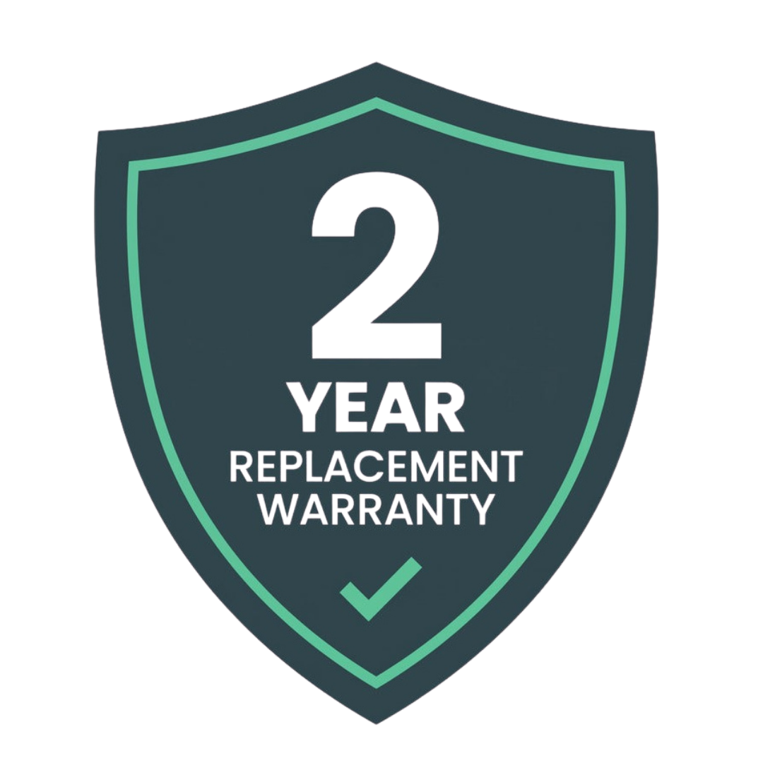 2-Year Replacement Warranty